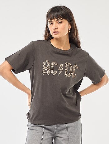 Camiseta 'AC/DC' de manga corta
