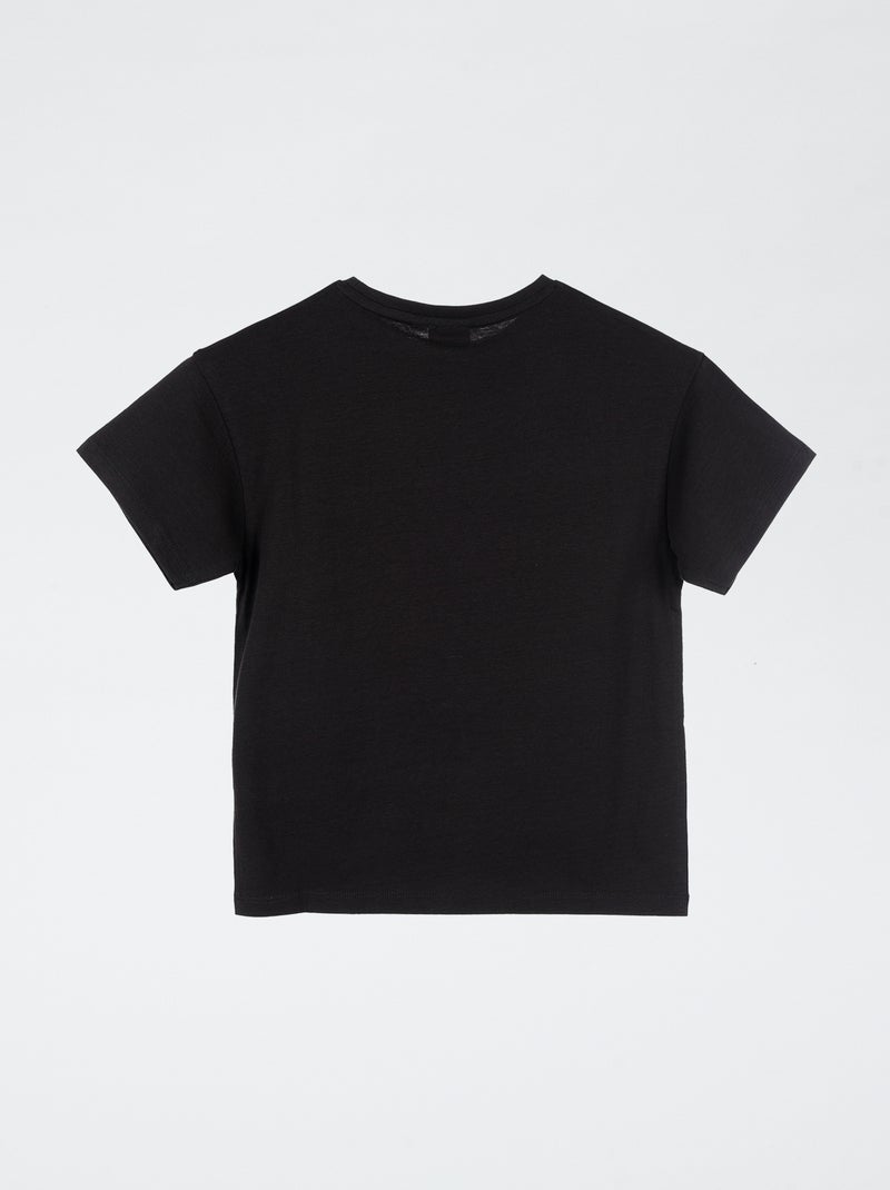Camiseta 'AC/DC' de manga corta Negro - Kiabi