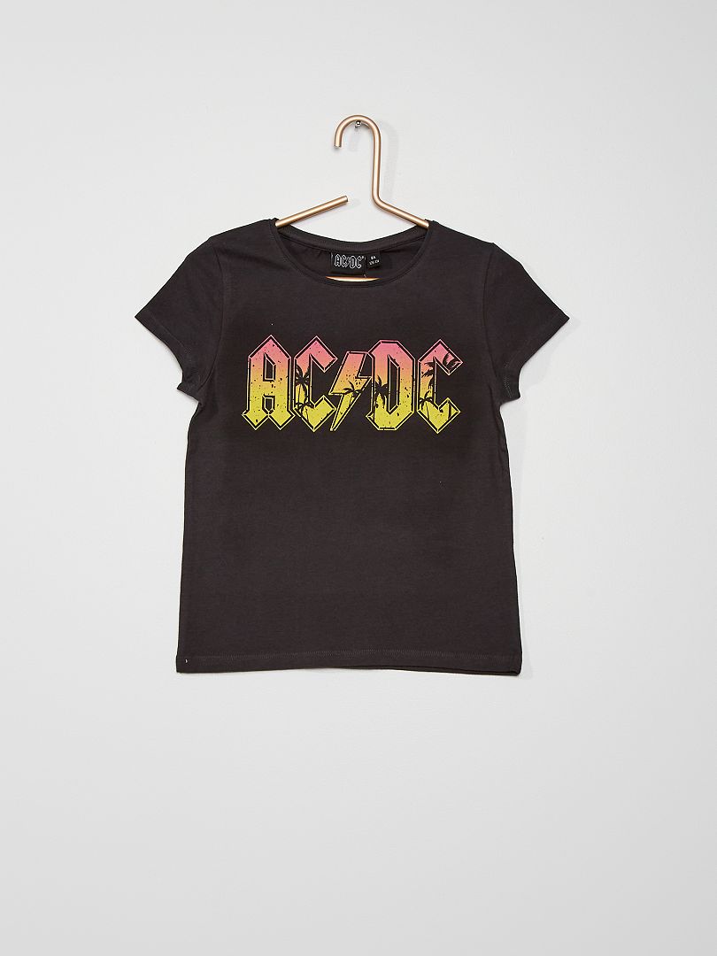 Camiseta 'AC/DC' gris oscuro - Kiabi