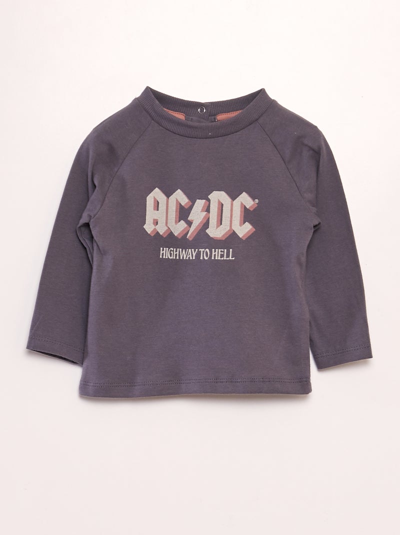 Camiseta 'ACDC' NEGRO - Kiabi
