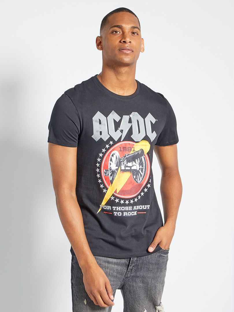 Camiseta 'AC/DC' negro - Kiabi