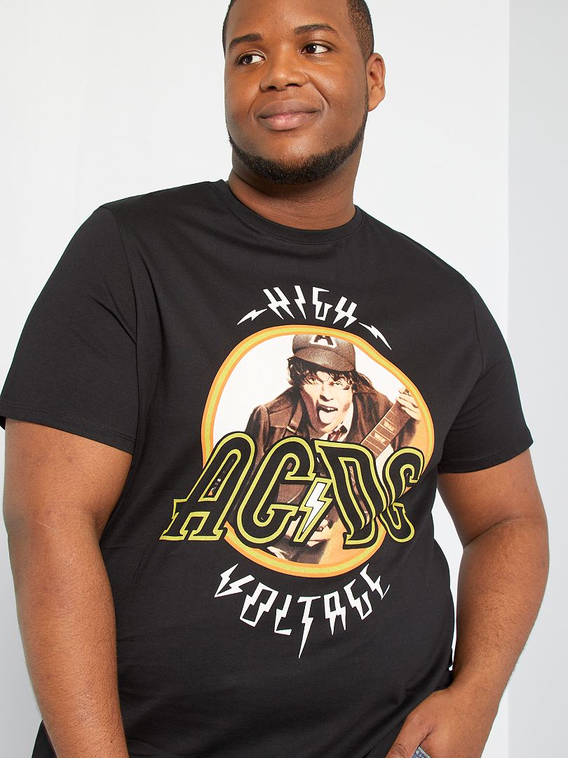 Camiseta 'AC/DC' negro - Kiabi