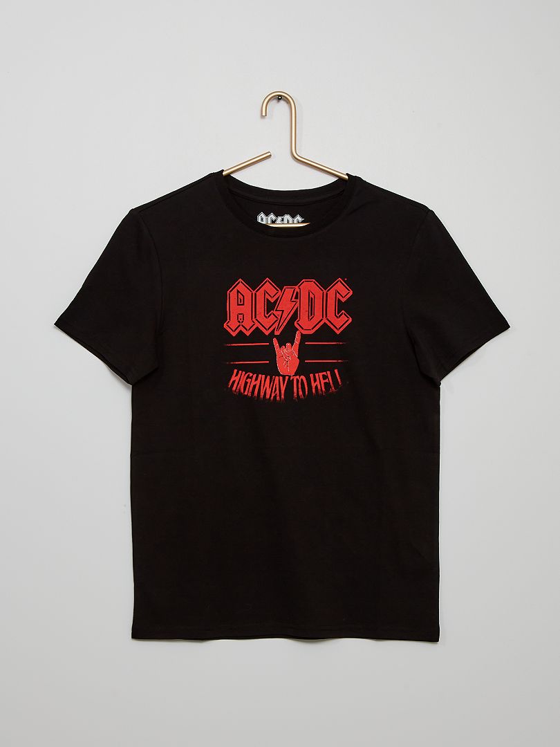 Camiseta 'ACDC' negro - Kiabi