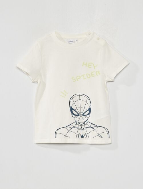 Camiseta adaptada de punto 'Spiderman' - Kiabi