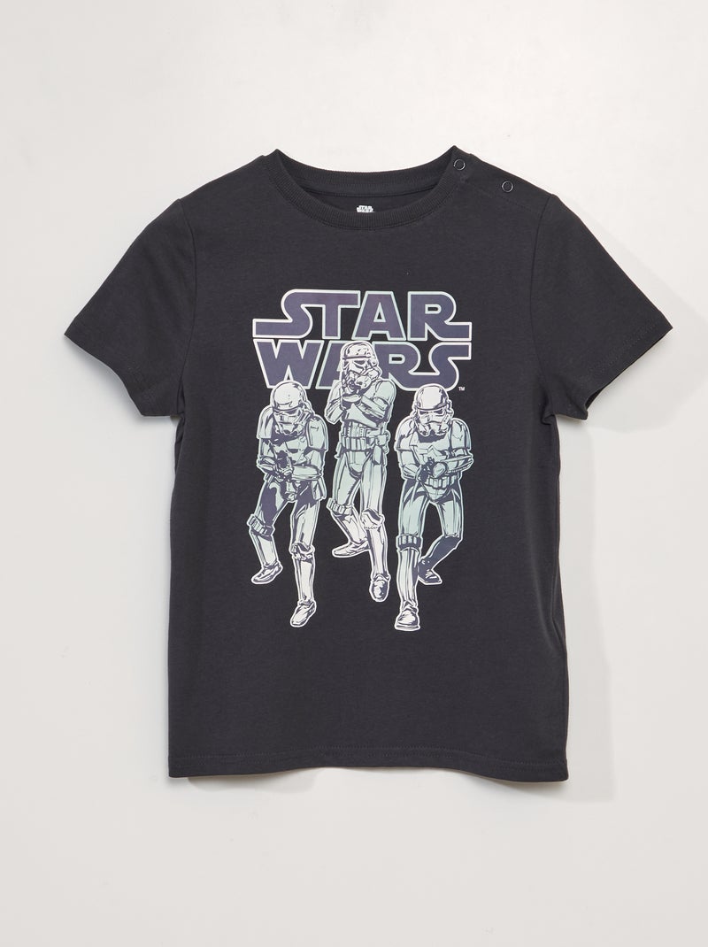 Camiseta adaptativa 'Star Wars' de manga corta BLANCO - Kiabi
