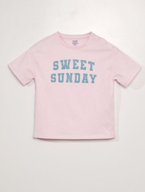 Camiseta adaptativa 'Sweet Sunday' - Kiabi