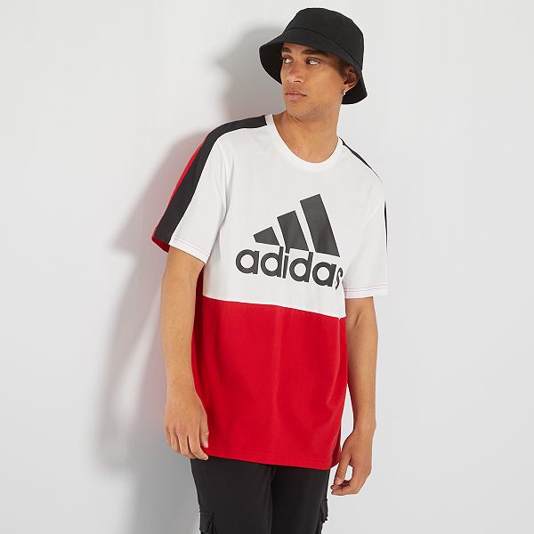 Camiseta 'adidas' colorblock Hombre talla S-XXL - BLANCO - Kiabi - 28,00€