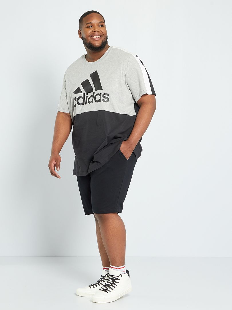 Camiseta 'Adidas' colorblock GRIS - Kiabi