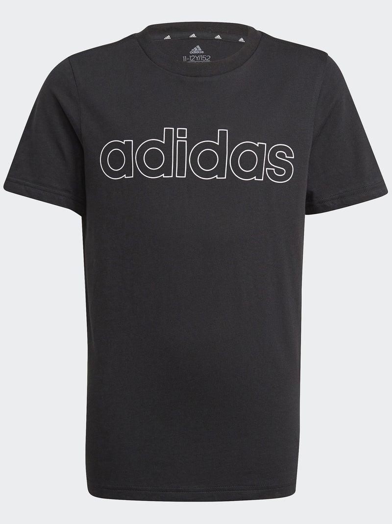 Camiseta 'adidas' con cuello redondo negro - Kiabi