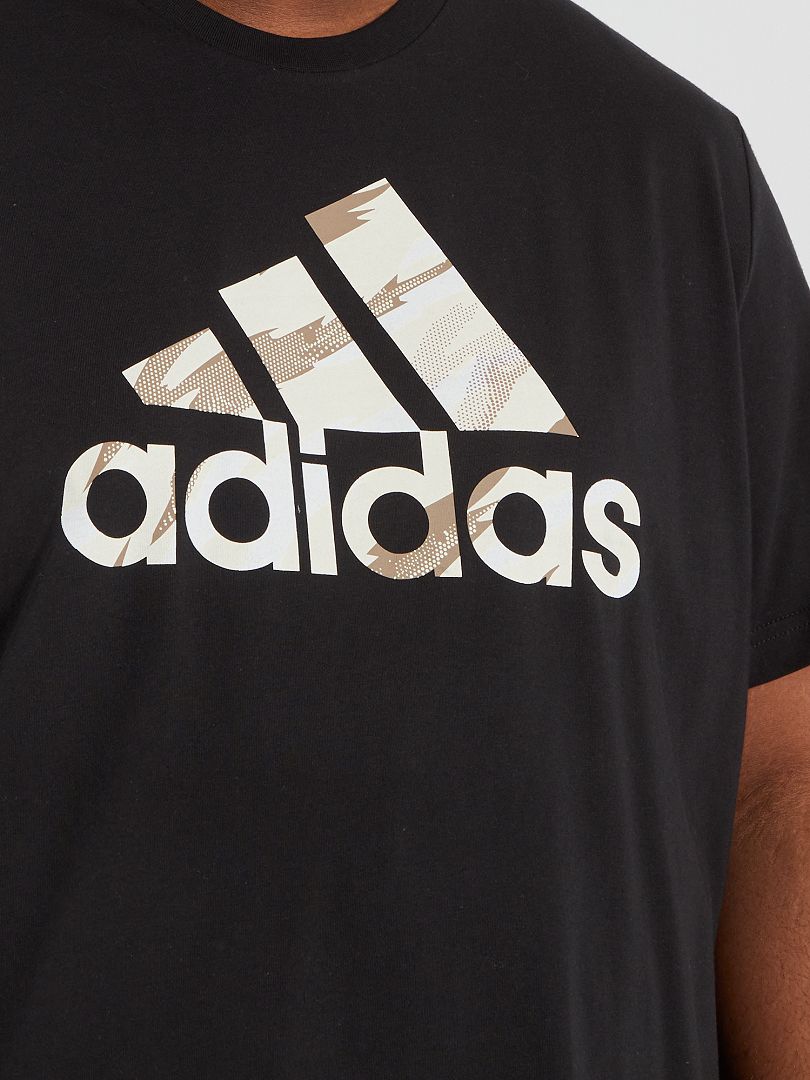 Decano Crónica Auto Camiseta 'Adidas' de punto - NEGRO - Kiabi - 20.00€