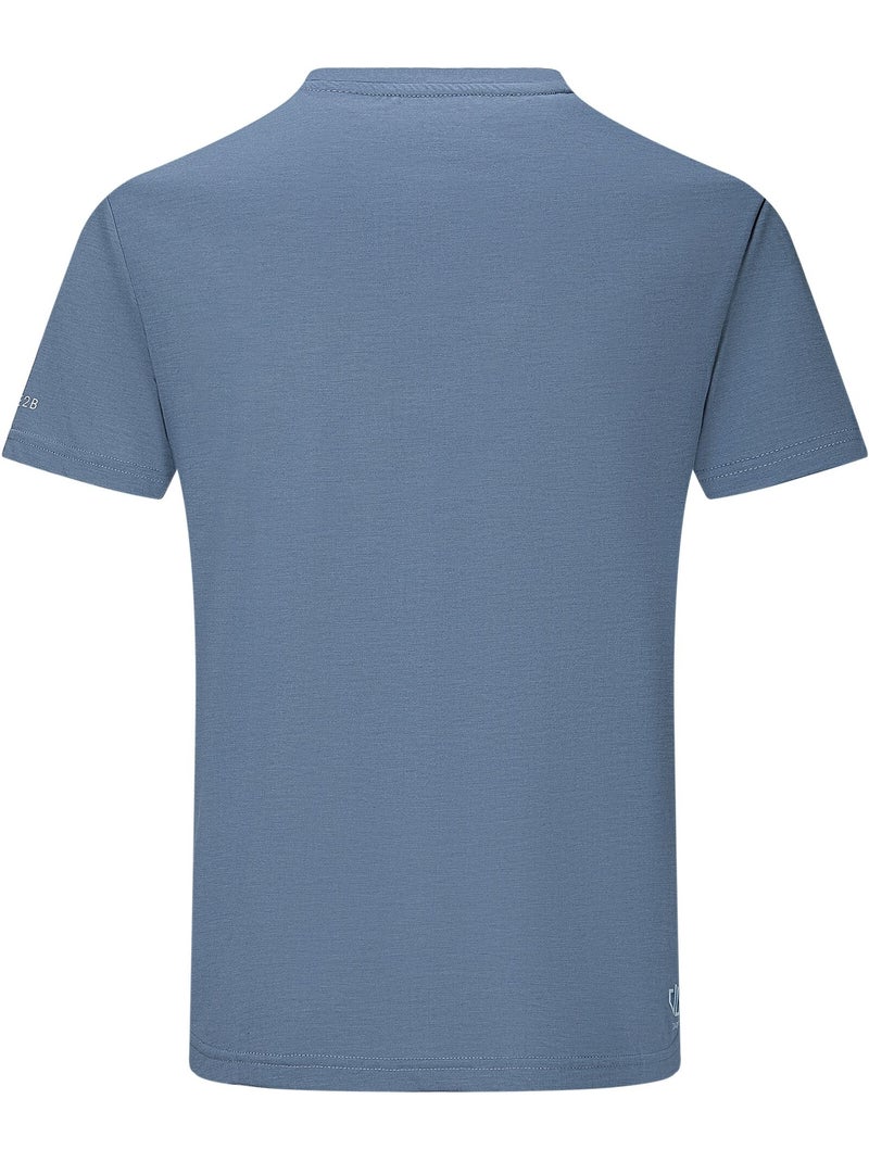Camiseta agile de manga corta para hombre - dare 2b Azul grisáceo - Kiabi