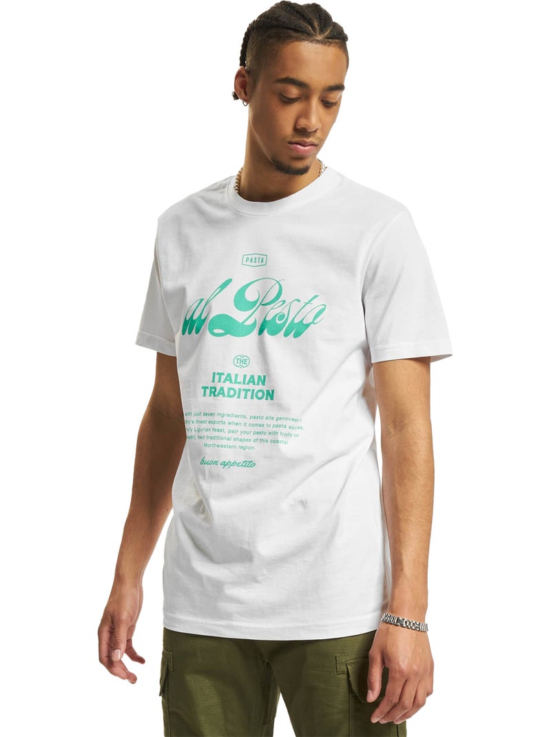 Camiseta al pesto para hombre - mister tee Blanco - Kiabi