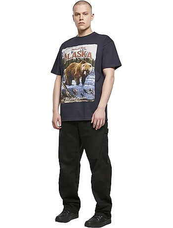 Camiseta alaska diseño vintage para hombre - mister tee