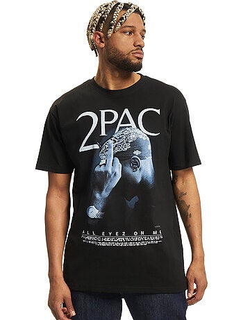 Camiseta all f*ck the world 2.0 diseño tupac shakur para hombre - mister tee
