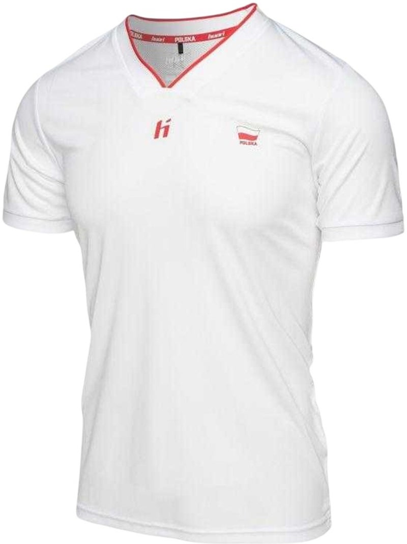 Camiseta alumni poland para hombre - huari Blanco/Rojo - Kiabi
