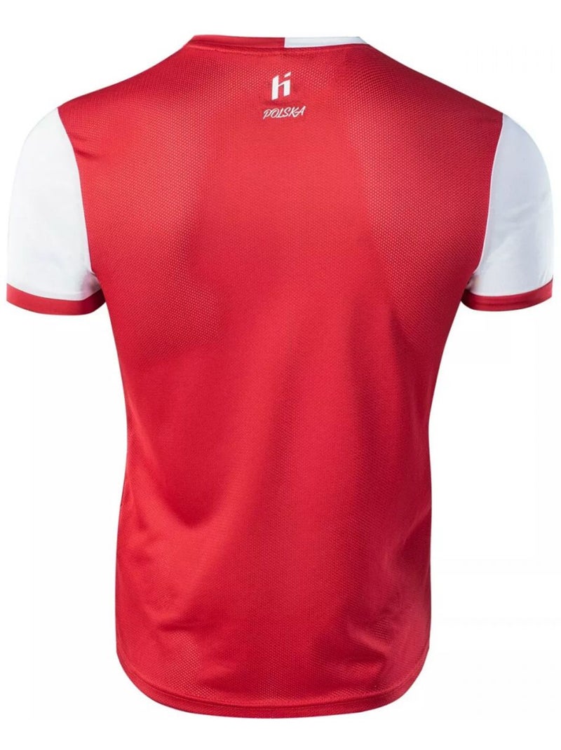 Camiseta alumni poland para hombre - huari Blanco/Rojo - Kiabi