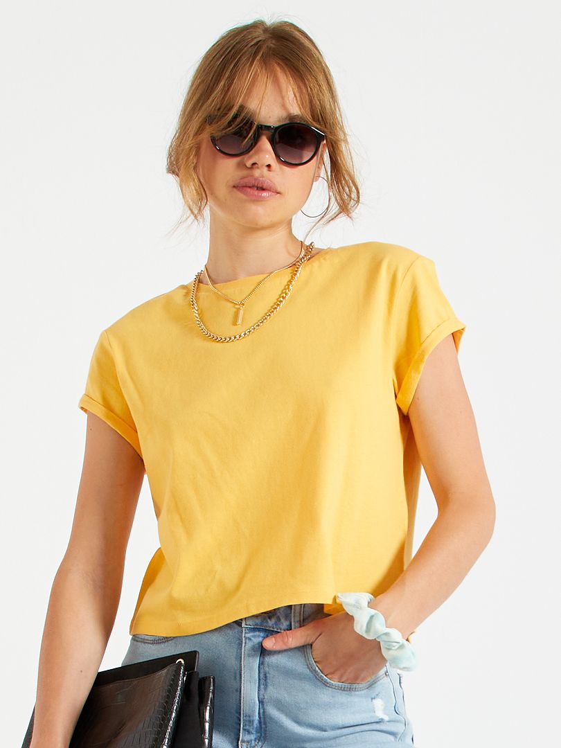Camiseta amarillo crema - Kiabi