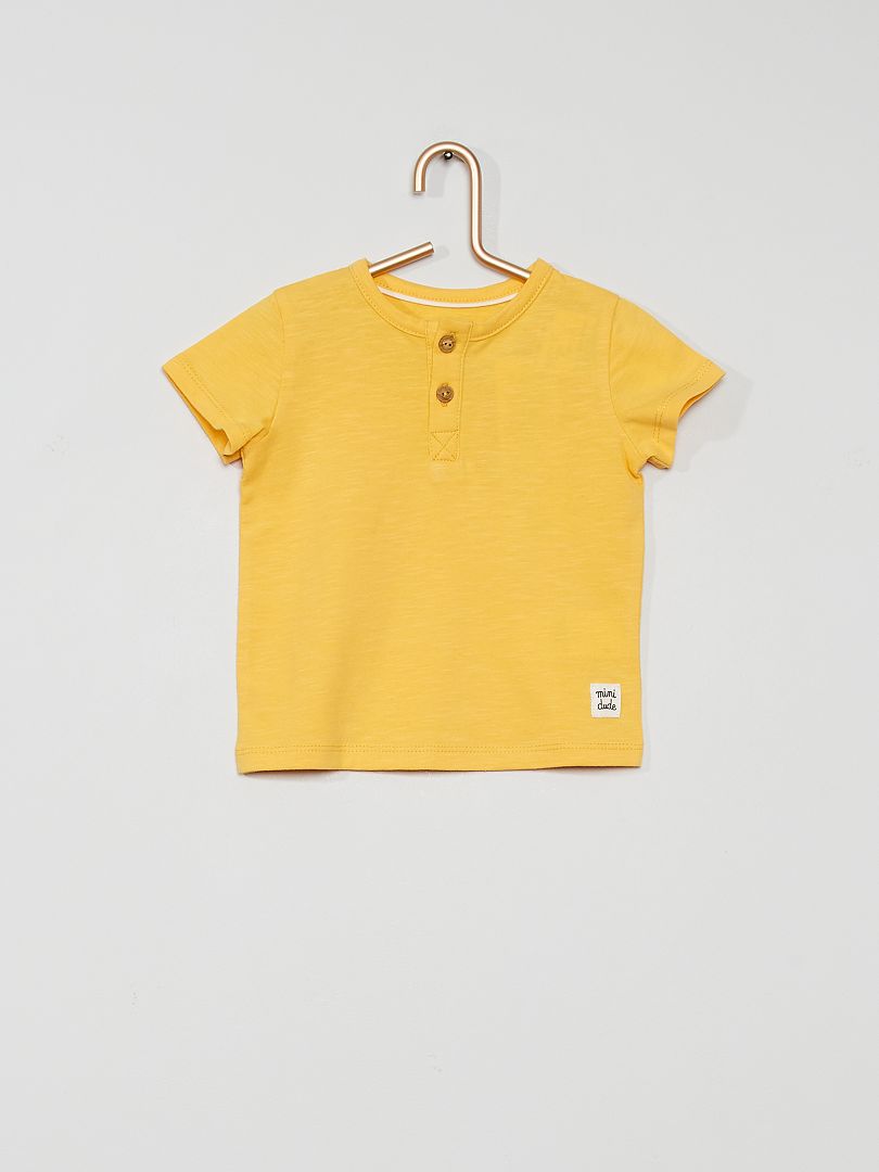 Camiseta amarillo dorado - Kiabi