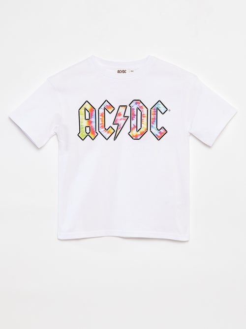 Camiseta ancha 'ACDC' - Kiabi