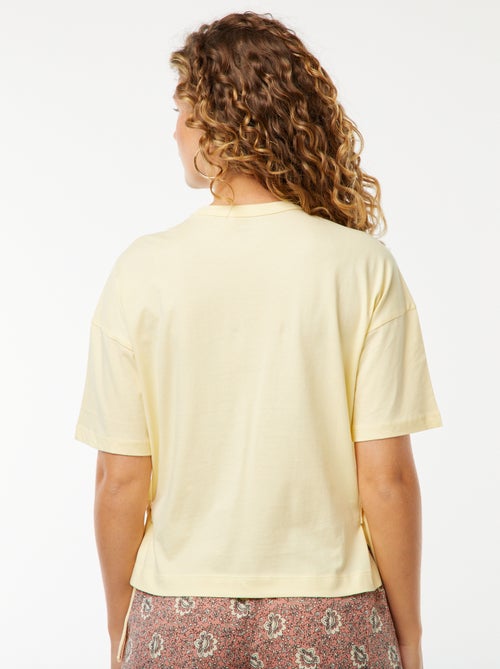 Camiseta ancha con lazos - Kiabi