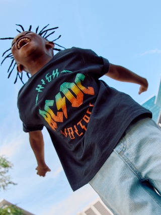 Camiseta ancha de manga corta 'ACDC'