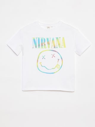 Camiseta ancha de manga corta 'Nirvana'
