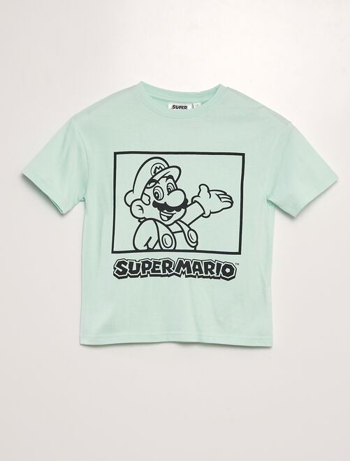 Camiseta ancha estampada 'Mario' - Kiabi