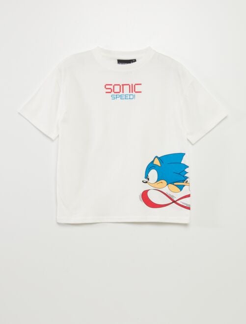 Camiseta ancha estampada 'Sonic' - Kiabi