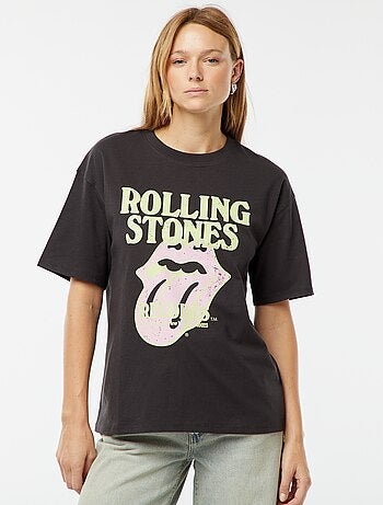 Camiseta ancha estampada 'The Rolling Stones'