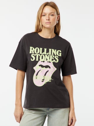 Camiseta ancha estampada 'The Rolling Stones'