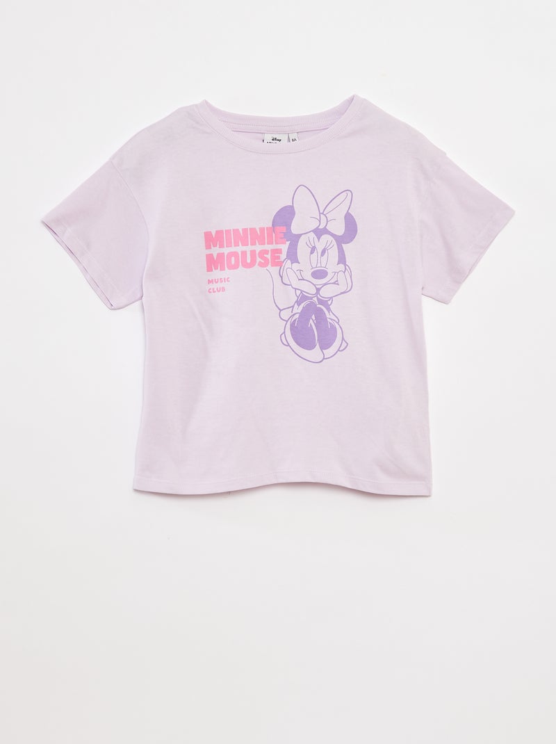 Camiseta ancha 'Minnie' Purpura - Kiabi