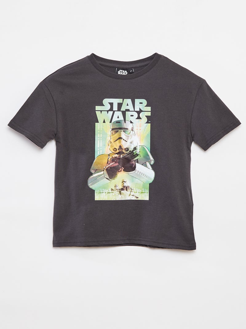 Camiseta ancha 'Star Wars' - GRIS - Kiabi