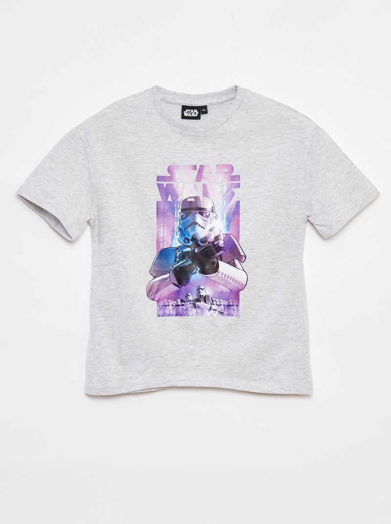 Camiseta ancha 'Star Wars' - GRIS - Kiabi