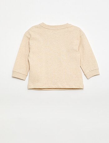 Camiseta animada de punto bouclé