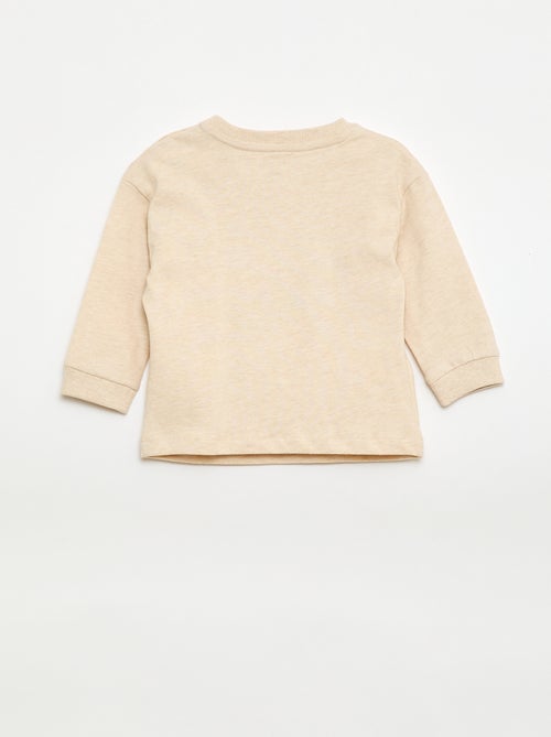 Camiseta animada de punto bouclé - Kiabi Camiseta animada de punto bouclé - Kiabi