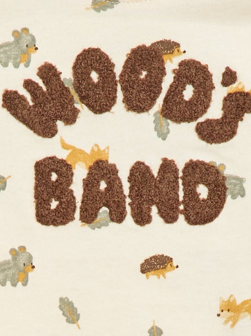 Camiseta animada de punto bouclé - Kiabi Camiseta animada de punto bouclé - Kiabi