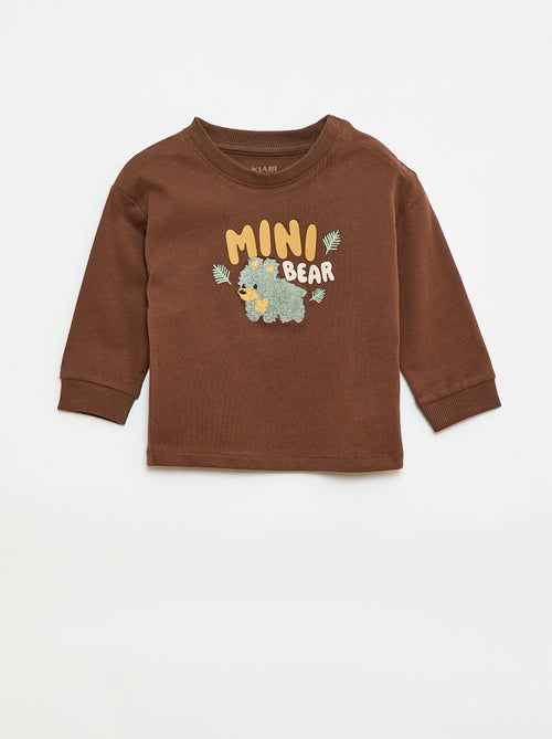 Camiseta animada de punto bouclé - Kiabi Camiseta animada de punto bouclé - Kiabi