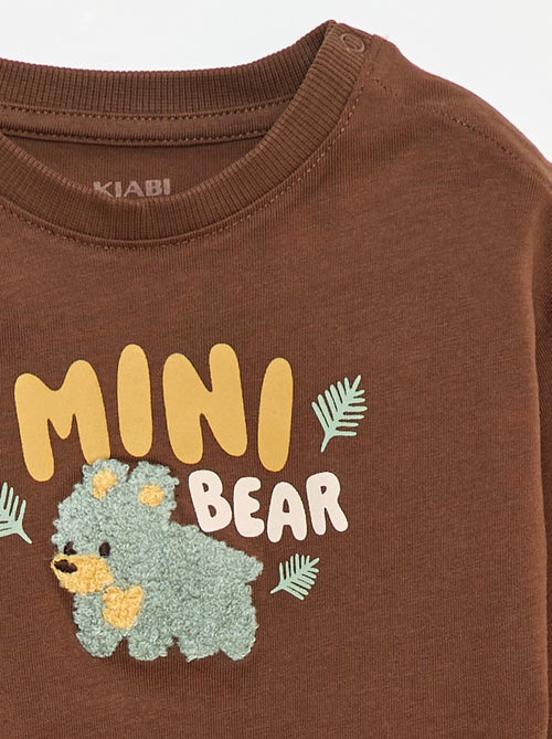 Camiseta animada de punto bouclé - Kiabi Camiseta animada de punto bouclé - Kiabi