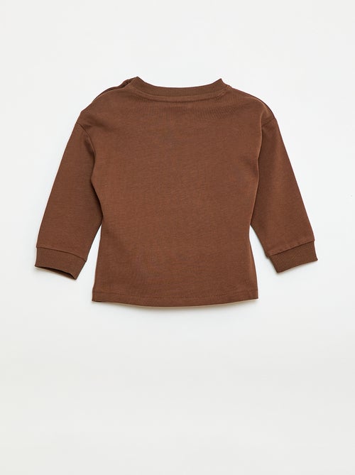 Camiseta animada de punto bouclé - Kiabi Camiseta animada de punto bouclé - Kiabi