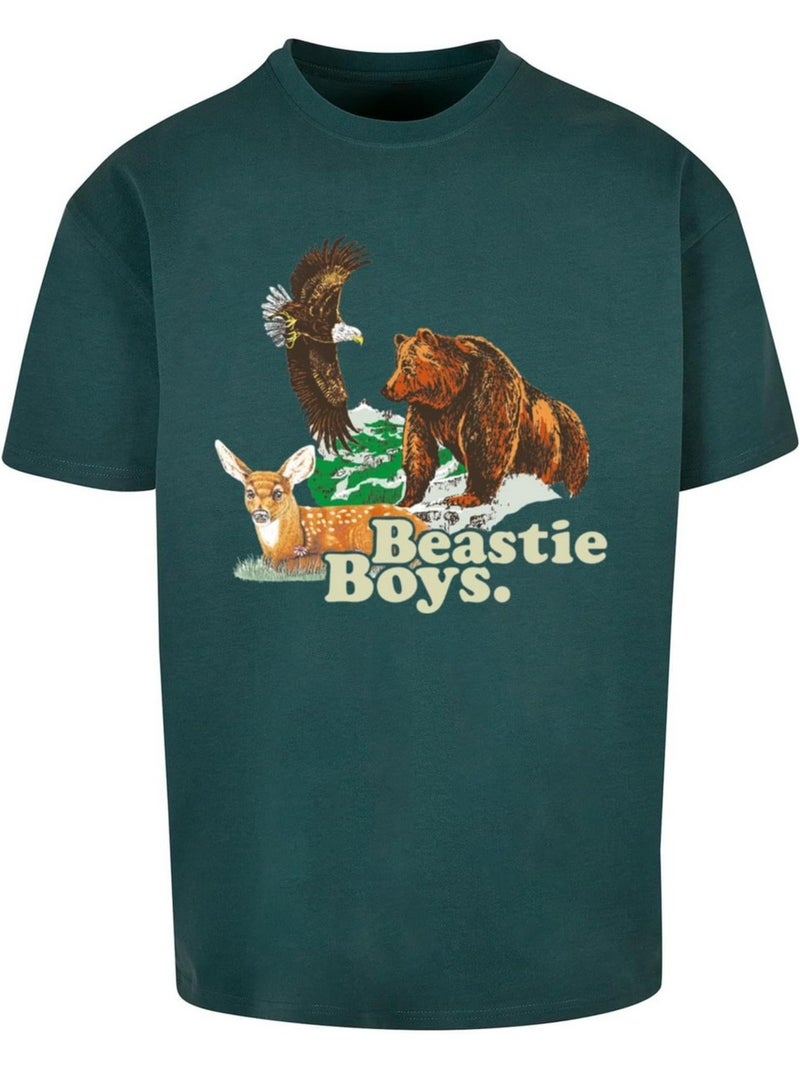 Camiseta animal beastie boys para hombre - mister tee Verde oscuro - Kiabi
