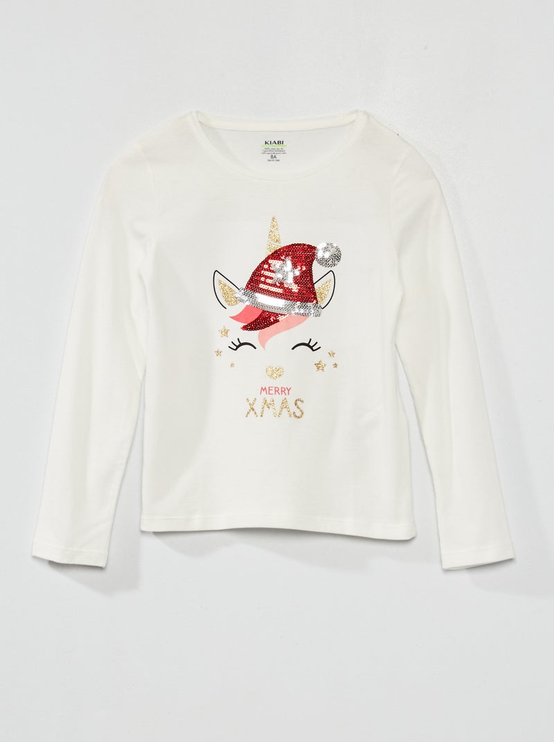 Camiseta  'animales' BLANCO - Kiabi