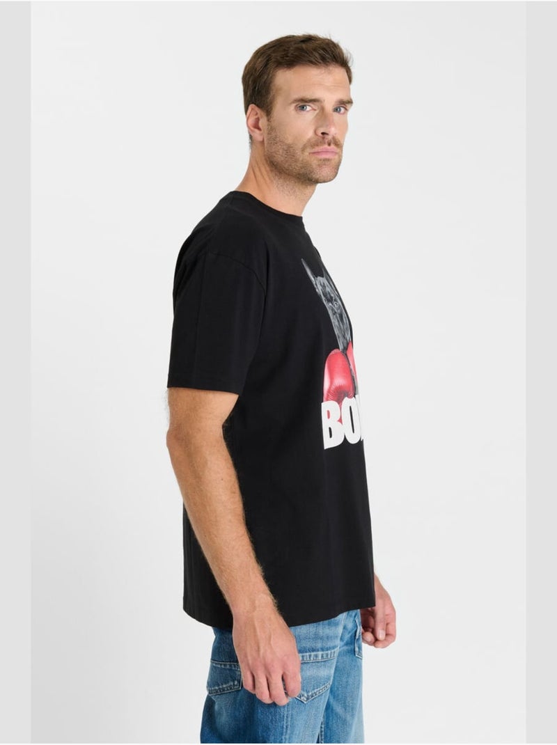 Camiseta Anoeta «Le temps des cerises» Negro - Kiabi