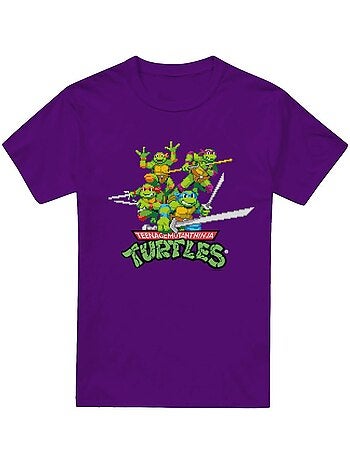 Camiseta arcade retro para hombre - teenage mutant ninja turtles