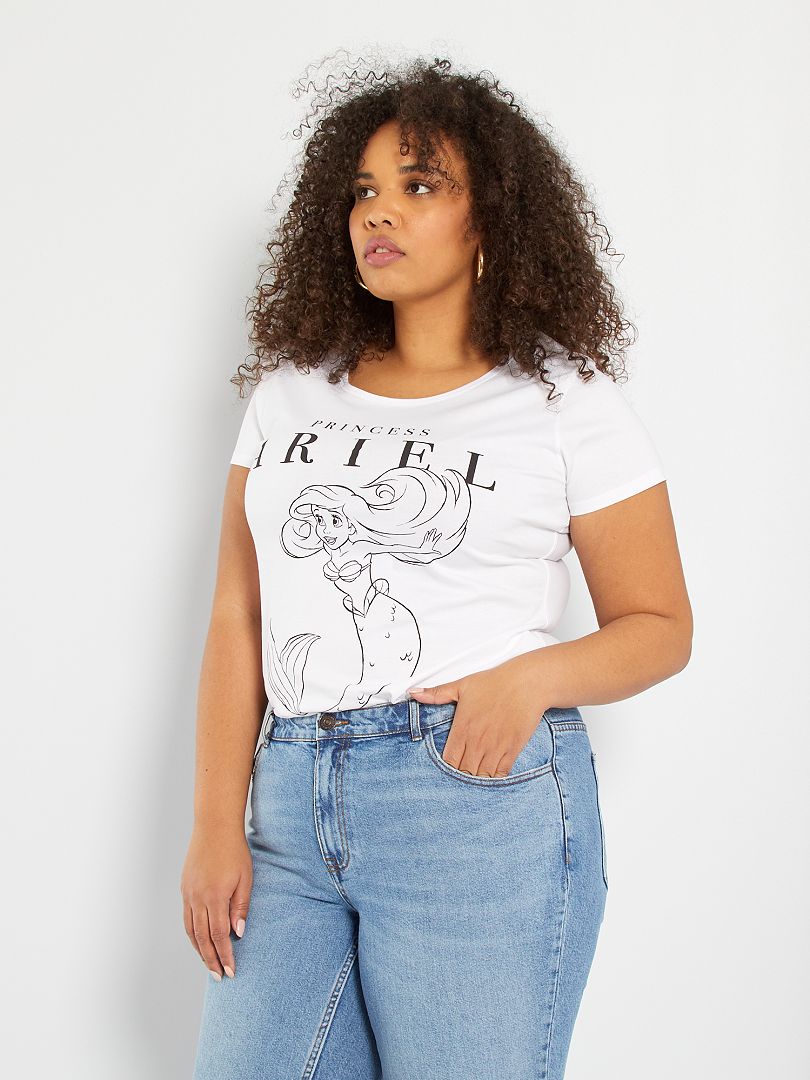 Camiseta 'Ariel' blanco - Kiabi