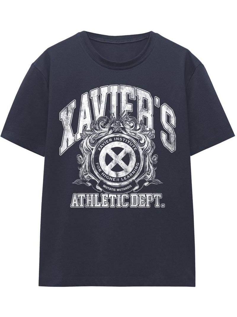 Camiseta athletic dept de profesor x para mujer - x-men Azul noche - Kiabi