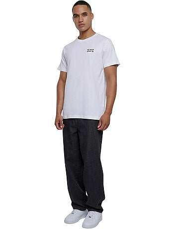 Camiseta au revoir diseño bordado para hombre - mister tee