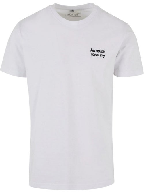 Camiseta au revoir diseño bordado para hombre - mister tee - Kiabi Camiseta au revoir diseño bordado para hombre - mister tee - Kiabi