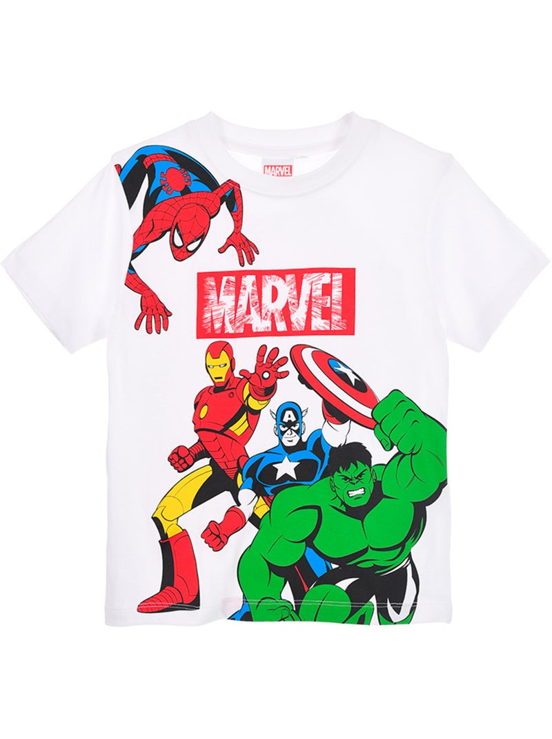 Camiseta avengers blanco niño | licencia oficial Blanco - Kiabi