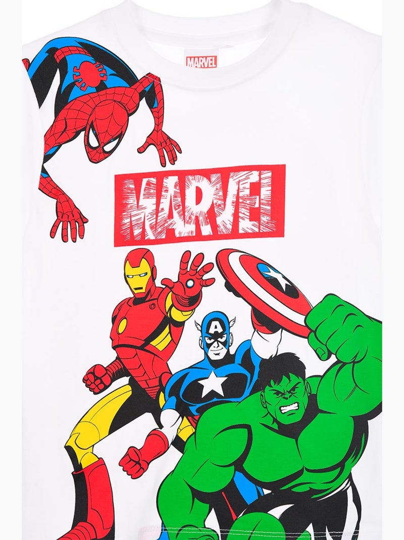 Camiseta avengers blanco niño | licencia oficial Blanco - Kiabi