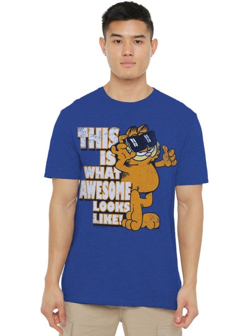 Camiseta awesome para adultos unisex - garfield - Kiabi